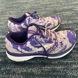 Brooks ghost sneakers purple tie dye Dicks exclusive